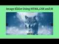 Image Slider Using HTML CSS and JavaScript Image Slider With Manual Button Image Slider Design