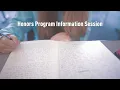 Honors Program Information Session