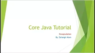 24 Core Java - Encapsulation details with live coding Bangla Tutorial