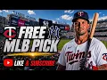 Free MLB Picks Twins vs Yankees 26