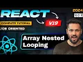 React js 19 tutorial in Hindi Array Nested Looping with component