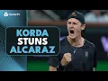Sebastian Korda STUNS Carlos Alcaraz In Rollercoaster Match Miami 2026 Highlights
