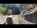 Approaching tunnel railkarting south of Great Falls MT Sept 2021