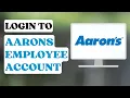 How to Login To Aarons Employee Account