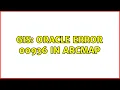 GIS Oracle Error 00936 in ArcMap 2 Solutions