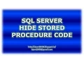 How to Hide Stored Procedure Code in SQL Server