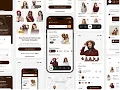 Fashion Store Mobile App UIUX Design Ecommerce App Clothing Store App UI Design UI Kit Figma