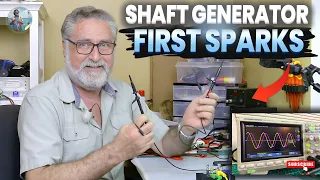 Sailboat Shaft Generator Making Power  (Shaft Generator part 4)