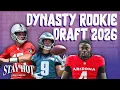 2026 Dynasty Rookie Mock Draft