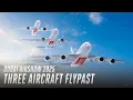 Epic Three Aircraft Flyover at Dubai Airshow | Emirates