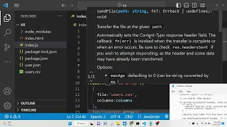 Node js Express Project to Convert CSV to Array of JSON Objects Using csv-to-array Library in JS