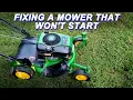 Fixing A John Deere Mower That Won t Start