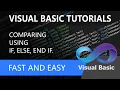 Visual Basic Tutorials - Comparing using IF ELSE and END IF