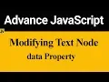 Modifying Text Nodes Data Property in JavaScript Hindi