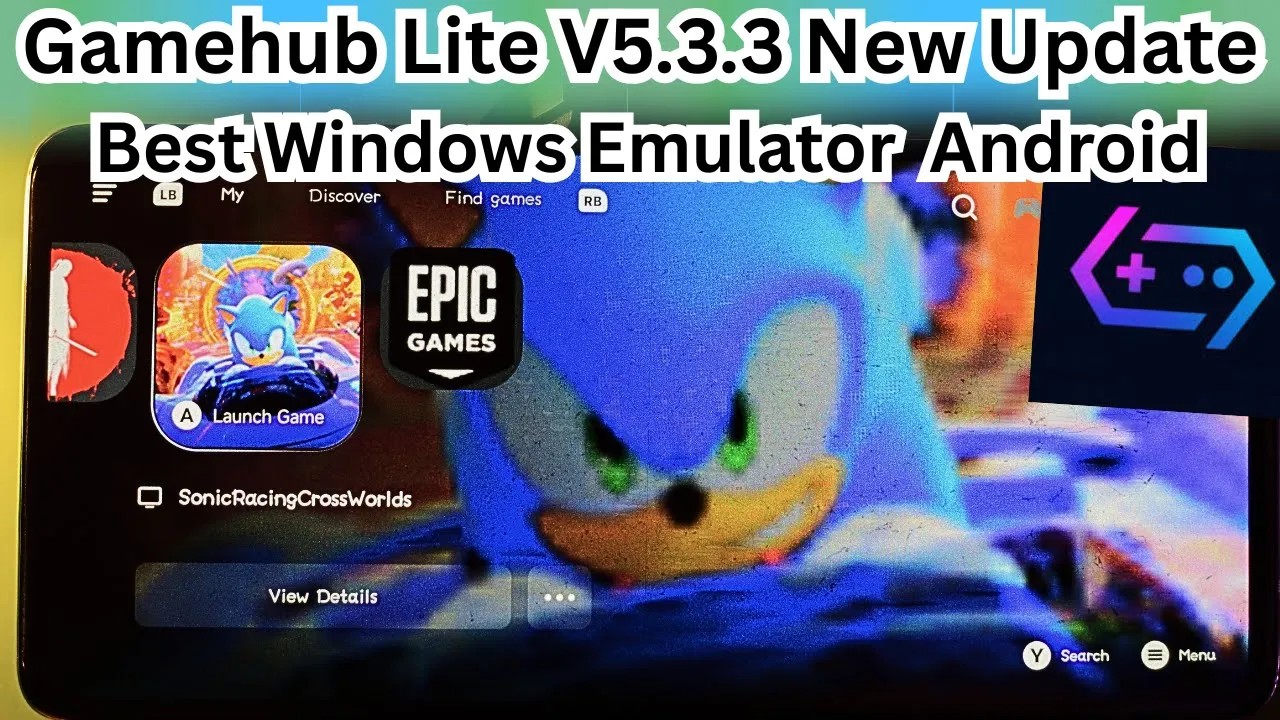 Gamehub Lite V5.3.3 Emulator Android | New Update | Best Windows Emulator - 2025