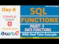 SQL DATE FUNCTIONS TELUGU