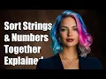 JavaScript Array sort Sorting Strings and Numbers Together Explained