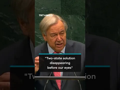 UN chief warns Israeli actions in West Bank raise "spectre of ethnic cleansing"