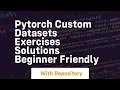 Pytorch custom datasets exercises solutions beginner friendly