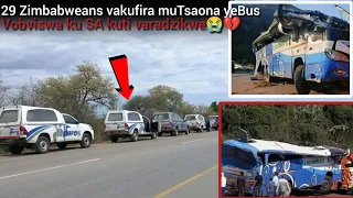 Look It S Sad That 29 Zimbabweans Who Died In The DNC Bus Accident Are Leaving SA To Be Buried 