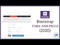 HOW TO USE BOOTSTRAP TABS AND PILLS 2020 HOW TO CREATE DYNAMIC TABS FOR YOUR WEBSITE