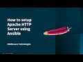 How to setup Apache HTTP Server using Ansible