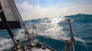Busting 4m waves and tropical island-hopping in the Java Sea – Sailing Ep 168