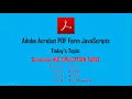 PDF Form Script to generate Multiplication Table of a given Number Adobe Acrobat JavaScript