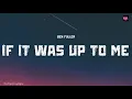 Ben Fuller - If It Was Up To Me (Lyric Video) #benfuller #ifitwasuptome #lyricvideo