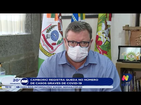 Camboriú registra queda no número de casos graves de Covid-19