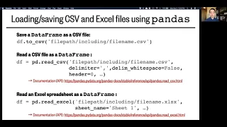 Lesson 9 Part 2 Pandas - DataFrame objects CSV files