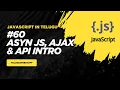 Introduction to Asynchronous JavaScript AJAX APIs
