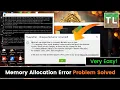 How to fix memory allocation error tlauncher tlauncher unexpected error occurred