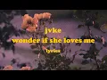 wonder if she loves me - JVKE (Lyrics)