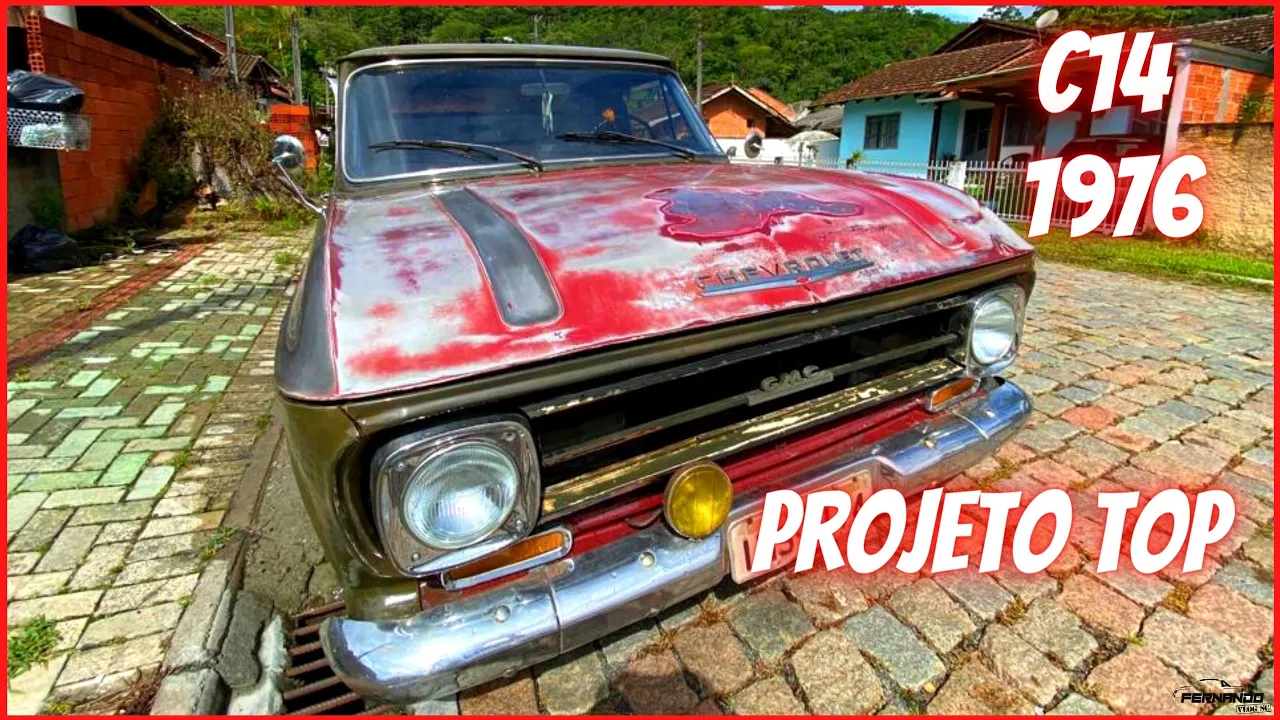 CHEVROLET C14 ANO 1976 MOTOR 6 CILINDROS DE OPALA "PROJETO TOP"