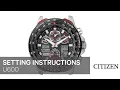 Lagu Citizen Watch Setting Instruction — U600