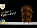 Python Blender Seamless surface loop with a script