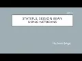 Creating Stateful Session Bean using Netbeans Part 3