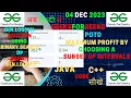 Maximum Profit By Choosing A Subset Of Intervals Greedy DP GFG POTD JAVA Code Hindi