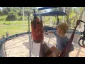Mom selected Toddler Trampoline 55 Trampoline for Kids with Enclosure 440lbs Capacity Toddler Tramp