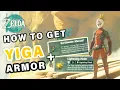 How to get Yiga Armor Set Eart uake Ability Lightning Helm Zelda Tears of the Kingdom