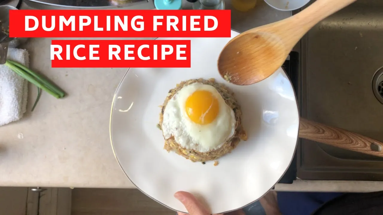 Dumpling Fried Rice - My TikTok Recipe