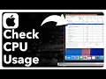 How To Check CPU Usage On Mac