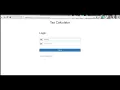 Tax Calculation Management System Student Projects