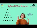 Python pattern program 13 in Hindi learn an easy method