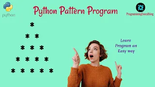 Python pattern program 13 in Hindi learn an easy method