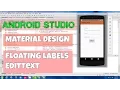 Android Tutorial 1 Google Material Design Floating Labels for EditText