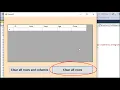 C How to clear all rows or clear all rows and columns in dataGridView without database