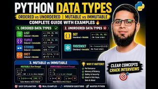 Ordered vs Unordered Mutable vs Immutable in Python Complete Guide