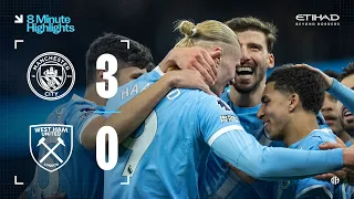 extended highlights man city 3 0 west ham reijnders goal and haaland double sinks hammers 